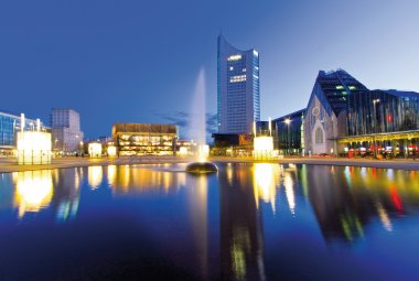 Augustusplatz und Gewandhaus Leipzig © FSEID-fotolia.com