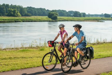 Elberadweg bei Magdeburg © MD TV Elbe-Börde-Heide/Dominik Ketz